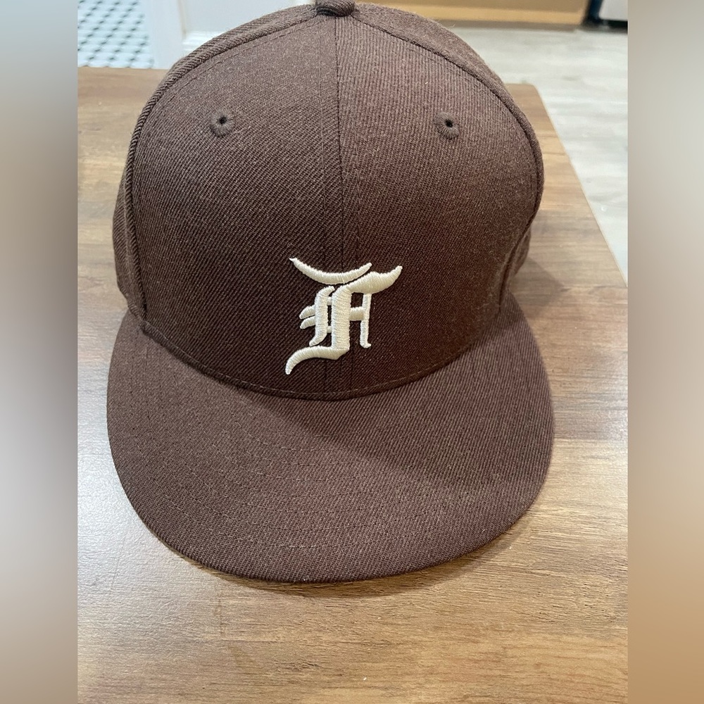 Brown Authentic Fear of God Cap size 7 in good condition